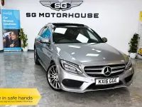Usado Mercedes C250 AMG Line Premium Plus 204 HP (150 kW) 2016 Prateado Carrinha