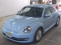 Used VW Beetle Design 105 HP (77 kW) 2015 Blue Hatchback