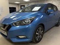 Used Nissan Micra Acenta 71 HP (52 kW) 2018 Blue Hatchback