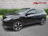 Used Nissan Qashqai N-Connecta 110 HP (80 kW) 2016 Black SUV