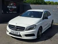 Used Mercedes A220 AMG 170 HP (125 kW) 2015 White Hatchback