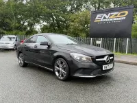 Used Mercedes CLA220 AMG line 177 HP (130 kW) 2017 Black Sedan