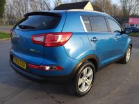 Begagnad Kia Sportage 115 HK (84 kW) 2013 Blå SUV