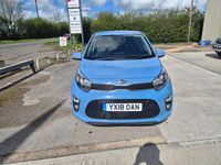 Used Kia Picanto 84 HP (61 kW) 2018 Blue Hatchback