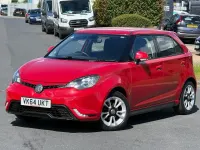 Used MG MG3 106 HP (77 kW) 2015 Red Hatchback