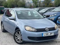 Used VW Golf VI SE 105 HP (77 kW) 2010 Blue Hatchback