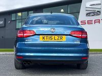 Used VW Jetta SE 150 HP (110 kW) 2015 Blue Sedan