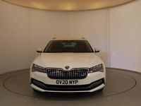 Used Skoda Superb SE Technology 215 HP (158 kW) 2020 White Estate