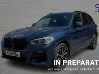 Used BMW X3 M Sport 190 HP (139 kW) 2020 Blue SUV