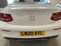 Used Mercedes C200 AMG line 198 HP (145 kW) 2020 White Cabriolet