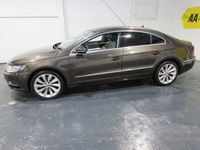 used VW CC 2.0 GT TDI BLUEMOTION TECHNOLOGY 4d 138 BHP. 2 OWNERS-SAT NAV-BLUETOOTH-DAB-HEATED LEATHER Coupe