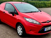 Used Ford Fiesta 2012 Red Van
