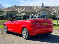 Used Audi A3 Cabriolet S-Line 2013 Red Cabriolet