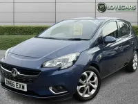 Used Vauxhall Corsa SRi 75 HP (55 kW) 2016 Blue Hatchback