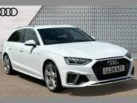 Used Audi A4 S-Line 204 HP (150 kW) 2024 White Estate