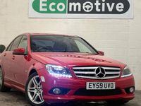 Used Mercedes C220 2009 Red Sedan
