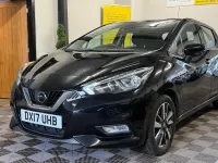 Used Nissan Micra Acenta 71 HP (52 kW) 2017 Black Hatchback