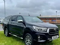 Used Toyota HiLux 150 HP (110 kW) 2019 Black Pickup