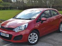 Used Kia Rio 85 HP (62 kW) 2013 Red Hatchback