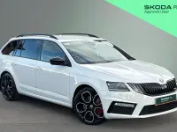 Used Skoda Octavia vRS 245 HP (180 kW) 2020 White Estate