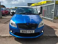 Used Skoda Fabia vRS 180 HP (132 kW) 2010 Blue