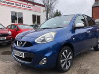 Used Nissan Micra N-TEC 2017 Blue Hatchback