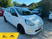 Used Mitsubishi Mirage 71 HP (52 kW) 2014 White Hatchback