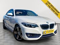 Used BMW 218 Sport Line 136 HP (100 kW) 2018 White Coupe