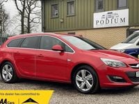 Used Vauxhall Astra SRi 165 HP (121 kW) 2013 Red Estate