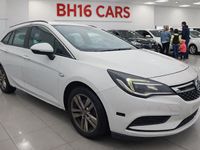 Used Vauxhall Astra Design Edition 2018 White Estate