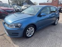 Used VW Golf VII SE 105 HP (77 kW) 2013 Blue Hatchback