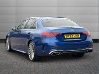 Used Mercedes C220 AMG Line Premium 196 HP (144 kW) 2022 Blue Sedan