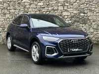 Used Audi Q5 S-Line 261 HP (191 kW) 2022 Blue SUV