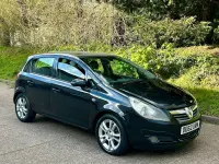 Used Vauxhall Corsa 90 HP (66 kW) 2012 Black Hatchback
