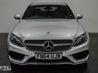 Begagnad Mercedes C220 AMG line 170 HK (125 kW) 2014 Silver Sedan