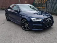 Used Audi A3 Black Edition 150 HP (110 kW) 2018 Blue Sedan