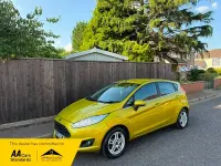 Used Ford Fiesta Zetec 2013 Yellow Hatchback