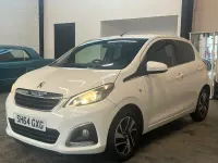 Używany Peugeot 108 Allure 82 KM (60 kW) 2014 Biały Hatchback