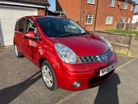 Used Nissan Note Acenta 110 HP (80 kW) 2008 Red Hatchback