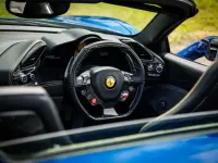 Used Ferrari 488 670 HP (492 kW) 2018 Blue Cabriolet