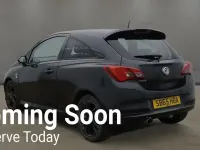 Used Vauxhall Corsa Edition 70 HP (51 kW) 2015 Black Hatchback