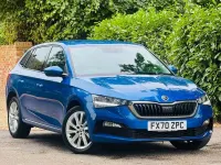 Used Skoda Scala SE L 115 HP (84 kW) 2020 Blue Hatchback