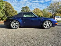 Used Porsche 993 1994 Blue Cabriolet