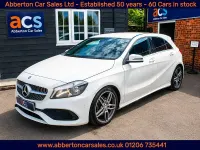 Used Mercedes A160 Executive 102 HP (75 kW) 2017 White Hatchback