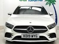 Used Mercedes A200 AMG line 163 HP (119 kW) 2019 White Hatchback