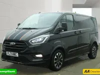 Used Ford Transit Custom Sport 185 HP (136 kW) 2021 Black Van