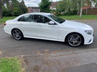 Used Mercedes E220 AMG line 2017 White Sedan