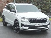 Used Skoda Karoq SportLine 150 HP (110 kW) 2023 White SUV