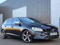 Used Volvo V60 R-Design 136 HP (100 kW) 2015 Black Estate