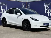 Used Tesla Model Y Long Range AWD 282 kW (384 HP) 2023 White SUV